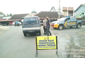Polisi Jaga Perbatasan Kabupaten