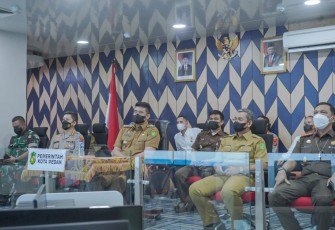 Kapolrestabes Medan saat Hadiri Rakor Pengendalian Inflasi Daerah
