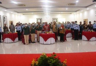 Kegiatan Peningkatan Kapasitas Sumber Daya Manusia dan Penyerahan Hasil Uji Kompetensi di lingkungan Kanwil Kemenkumham Banten yang digelar di Aula Lantai III, Kamis (15/09).