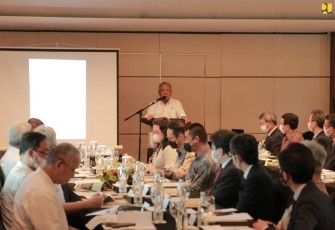 Menteri Basuki saat Temui 12 Perwakilan Investor Jepang