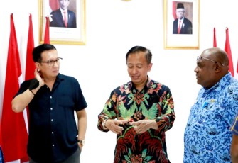 Pokja I Satgas Pengawalan DOB saat Lakukan Kunjungan Awal di Kabupaten Merauke