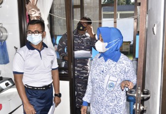 Jalasenastri Armada III saat Laksanakan Lomba Flat Sehat