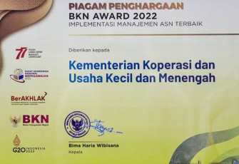 Penghargaan di Ajang BKN Award 2022