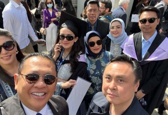 Ketua MPR RI Bambang Soesatyo saat Hadiri Wisuda RMIT University di Melbourne