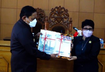 DPRD Bengkulu Utara Rapat Paripurna Penyerahan LKPj Bupati Tahun Anggaran 2021