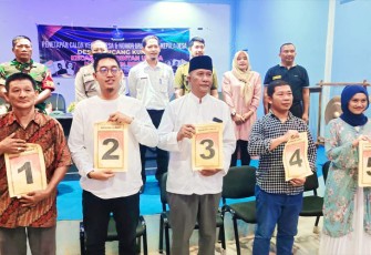 Nomor urut Calon Kepala Desa Lancang Kuning.