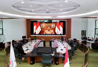 Gus Halim saat membuka seminar The first International Conference on Empowerment of Rural Communities di Jakarta, Rabu (30/11/2022). 