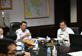 Gubernur Kepulauan Riau H. Ansar Ahmad secara khusus mengadakan audiensi dengan Balai Prasarana Permukiman Wilayah (BPPW) Provinsi Kepri