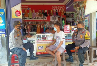 Kapolsek Patean, AKP Budijanton, beri imbau pemilik toko dan bengkel untuk tidak menjual knalpot brong alias tidak sesuai standar