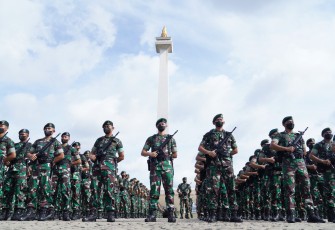Apel Gelar Pasukan di Monas
