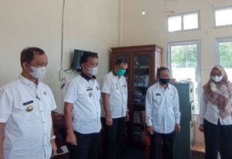 Pemerintah Daerah Pesisir Barat saat mengikuti Rapat Koordinasi (Rakor) Kehutanan se-Provinsi Lampung