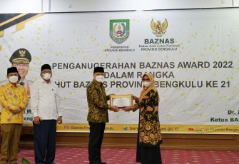 Penganugerahan Baznas Provinsi Bengkulu Award Tahun 2022