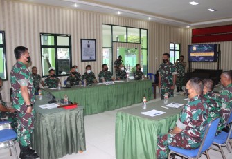 Suasana sidang Pankar UKP periode 1 April 2022, di Aula Makodim 1016/Palangka Raya