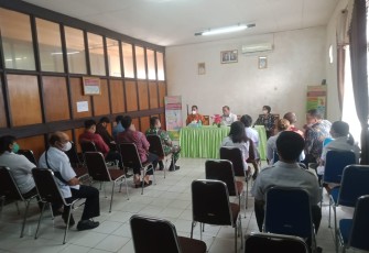 Rapat koordinasi FKUB, di Kantor Kesbangpol Kuala Kurun, Gumas