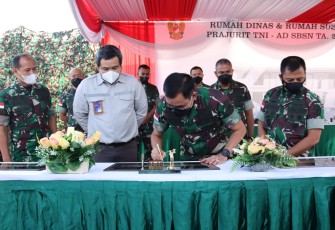 Peresmian Pembangunan Rumah Dinas SBSN