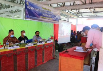 Musrenbang RKPD tingkat Kecamatan Sitiotio, di Komplek Kantor Camat Sitiotio