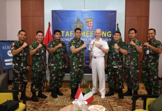 TNI AL Bahas Rencana Kerja Sama Dengan Italian Navy