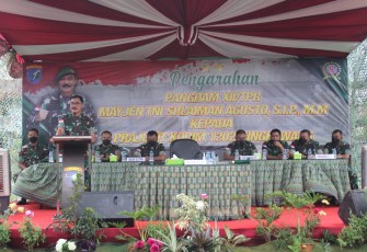 Kunjungan Pangdam XII/Tpr di Kodim 1202/Skw