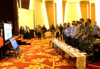 Pangdam XII/Tpr Bersama Forkopimda tinjau vaksinasi
