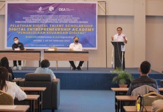 Pembukaan pelatihan digital talent scholarship Entrepreneurship Digital Academy TA 2022, oleh Wali Kota Bitung