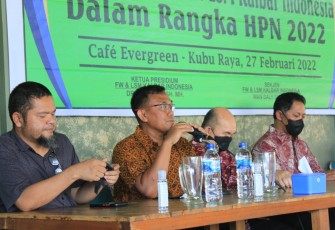 Ngopi Bareng Forum Wartawan dan LSM Kalimantan Barat