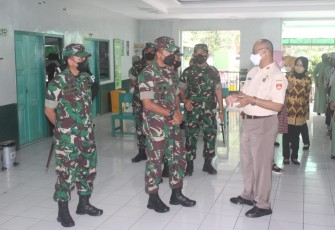 Kunjungan Danrem 073/Mkt di Rumkitbant Marga Husada