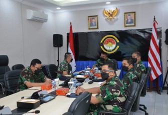 Pangkoarmada RI wakili TNI AL Hadiri Rapat laporan Pecapaian Vaksinasi 