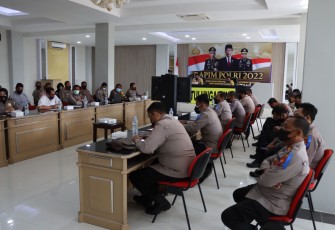 Rapim Polri Tahun 2022 secara Virtual