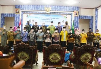 Pakor pembahasan pengembangan wilayah Ibu Kota Bengkulu, di gedung Hidayah Pemkot Bengkulu