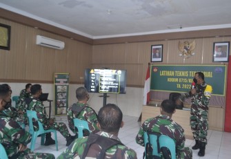 Latihan Teknis Teritorial Kodim 0715/Kendal