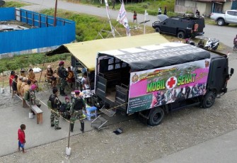 TNI AL peduli kesehatan warga Nduga Papua 