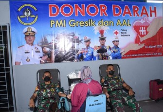 Akademi Angkatan Laut Laksanakan Donor Darah 