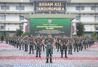 Pangdam XII/Tpr Buka Rapim Kodam Tahun 2022