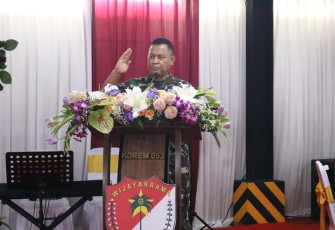 Pangdam Jaya Maknai Arti Pancasila Dalam Ngopi Bareng di Korem 052/Wkr
