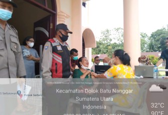 Polres Simalungun Gelar Vaksinasi di Gereja