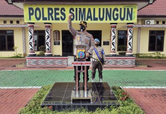 Apel Pagi Polres Simalungun 