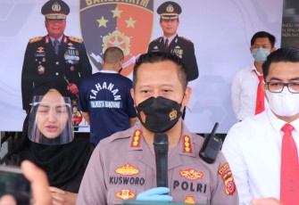 Jumpa pers Polresta Bandung