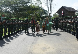 Pangdam XVIII/Kasuari, Brigif 26/GP dan Yonif 763/SBA Satuan Luar Biasa Konsisten Jaga Jati Diri 