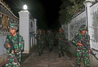 Cara Yonif Raider 300/Bjw Beri Rasa Aman Masyarakat