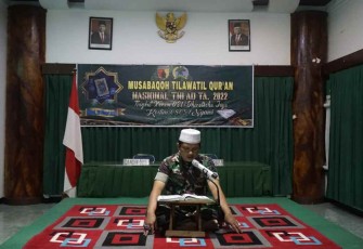 Kodim Ngawi Ikuti Lomba Musabaqoh Tilawatil Qur'an Tingkat Makorem