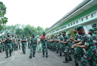 Pangdivif 2 Kostrad Kunjungan Kerja ke Satjar Brigif R 9/DY/2 Kostrad