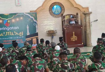 Hikmah Isra Mi’raj dalam Kehidupan Prajurit TNI di Lanud Abdulrachman Saleh