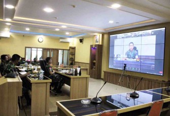 Pangdam XII/Tpr Ikuti Pencanangan Program TNI AD Manunggal Air Oleh Kasad 