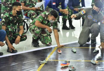 Latihan Kesiapsiagaan Operasional Koarmada III Memasuki Tahap Tactical Floor Game