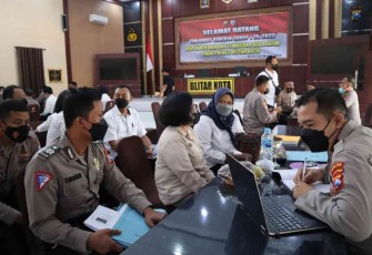 Polres Blitar Kota Dikunjungi Tim Wasrik Tahap I Dari Itwasda Polda Jatim
