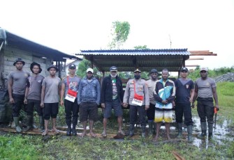 Kandang Babi Ruben di Kenyam, Wujud Nyata Program Kasuari Satgas Binmas Damai Cartenz 