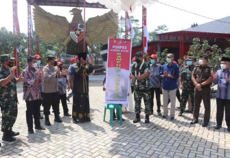 Dandim Tulungagung Launching Kampung Pancasila di Ponpes Al Badru Alaina