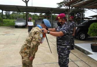 Yontaifib 3 Mar Sambut Prajurit Purna Satgas Yonmek TNI Kontingen Garuda XXXIII O-UNIFIL Lebanon