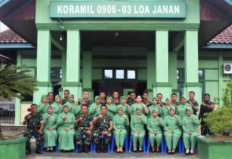 Kunjungan Dandim 0906/Kutai Kartanegara