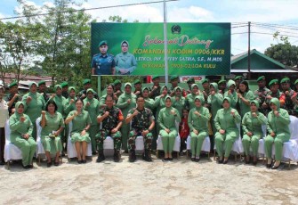 Dandim 0906/Kutai Kartanegara Kunjungi Koramil Zona Tengah